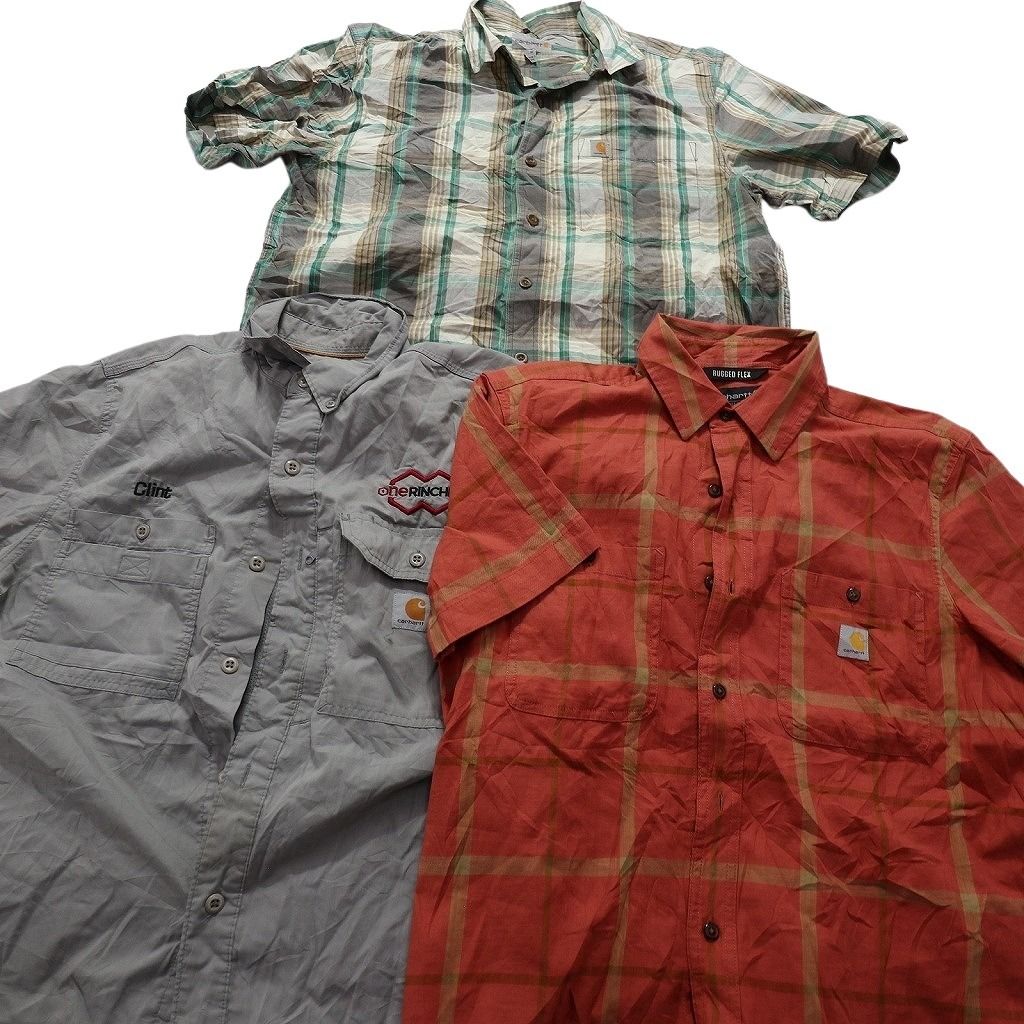 古着卸 まとめ売り カーハート Carhartt 半袖シャツ 10枚セット  