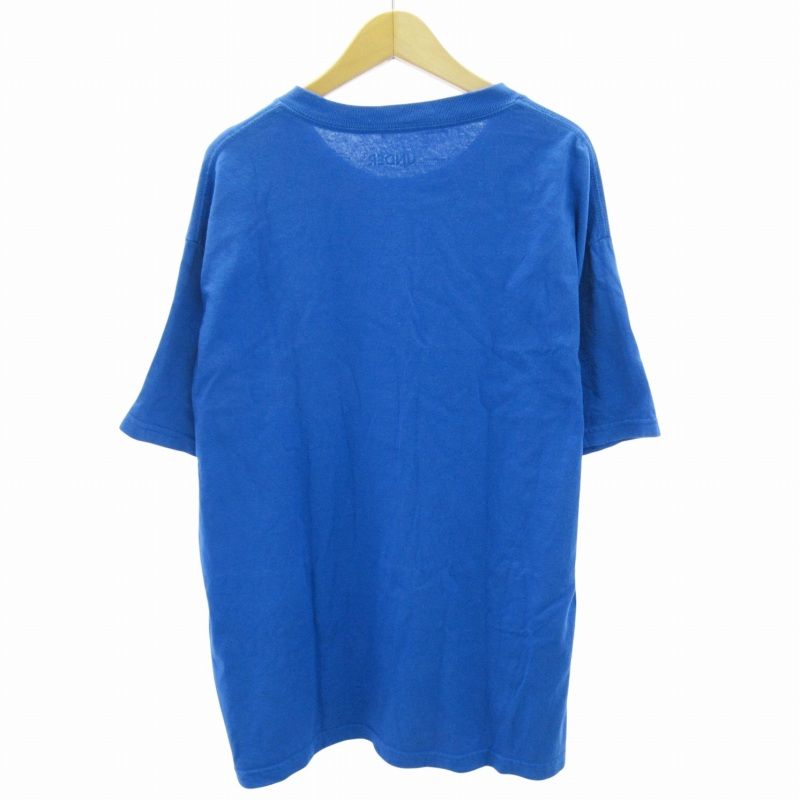 ロンハーマン Ron Herman UNDER R Tシャツ プリント 半袖 M 青