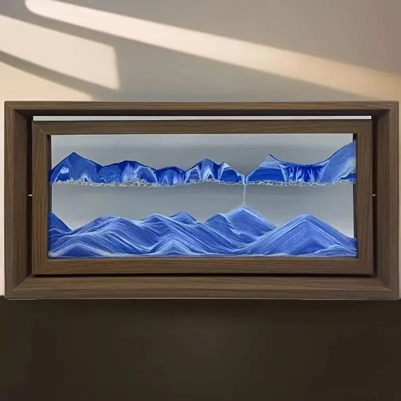 流砂絵 砂時計 流砂時計 時計 置き時計 インテリア雑貨 雑貨 インテリア置物 置物 インテリア時計 インテリア小物 小物 ガラス時計 おしゃ