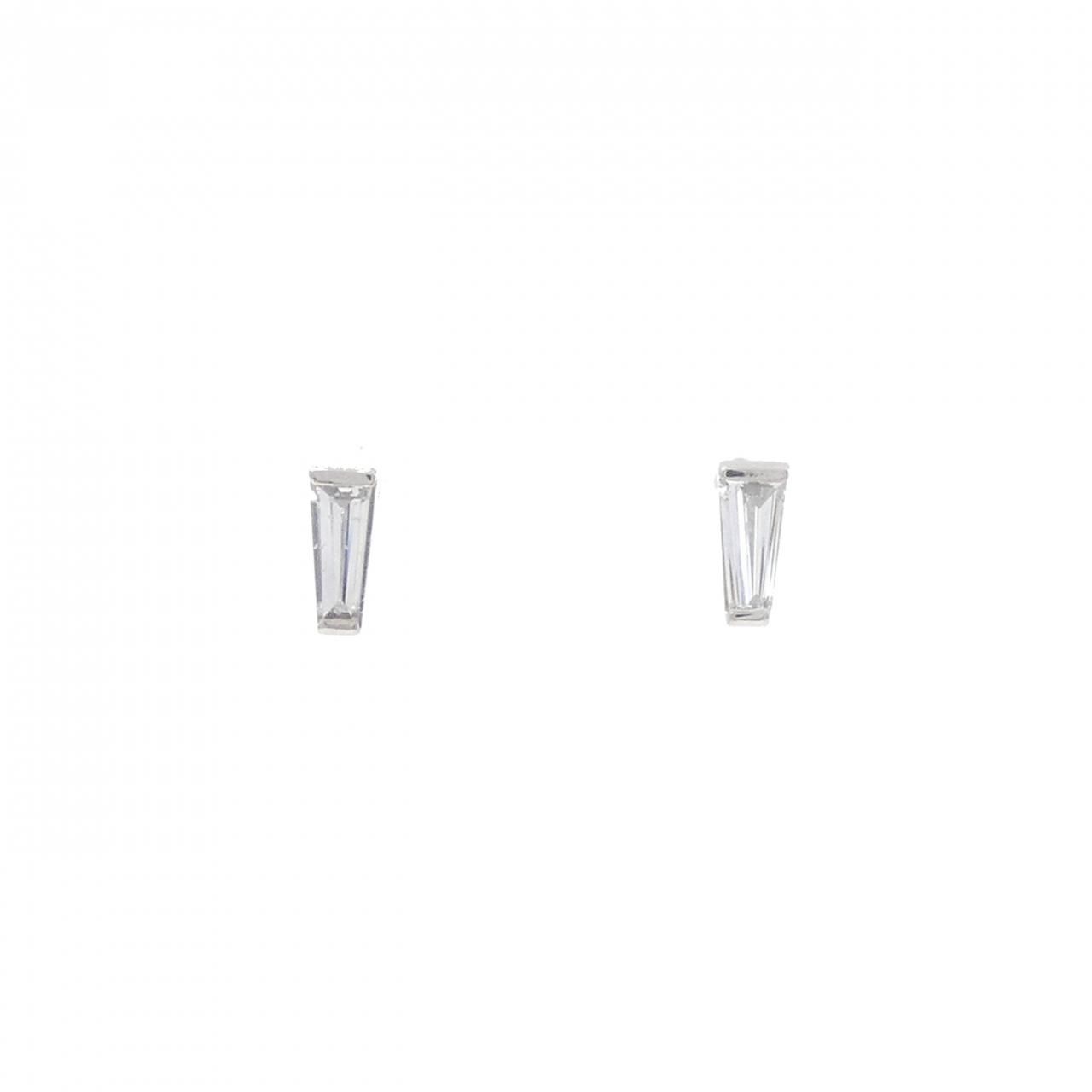 PT900 ダイヤモンド ピアス 0.326CT