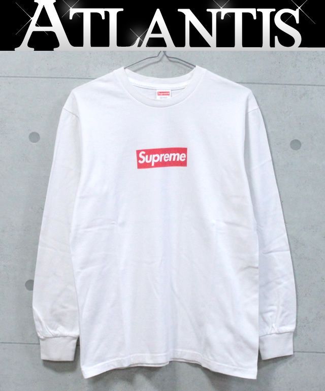 シュプリーム Supreme ボックスロゴ ロングTシャツ 赤×白 SizeS 62341