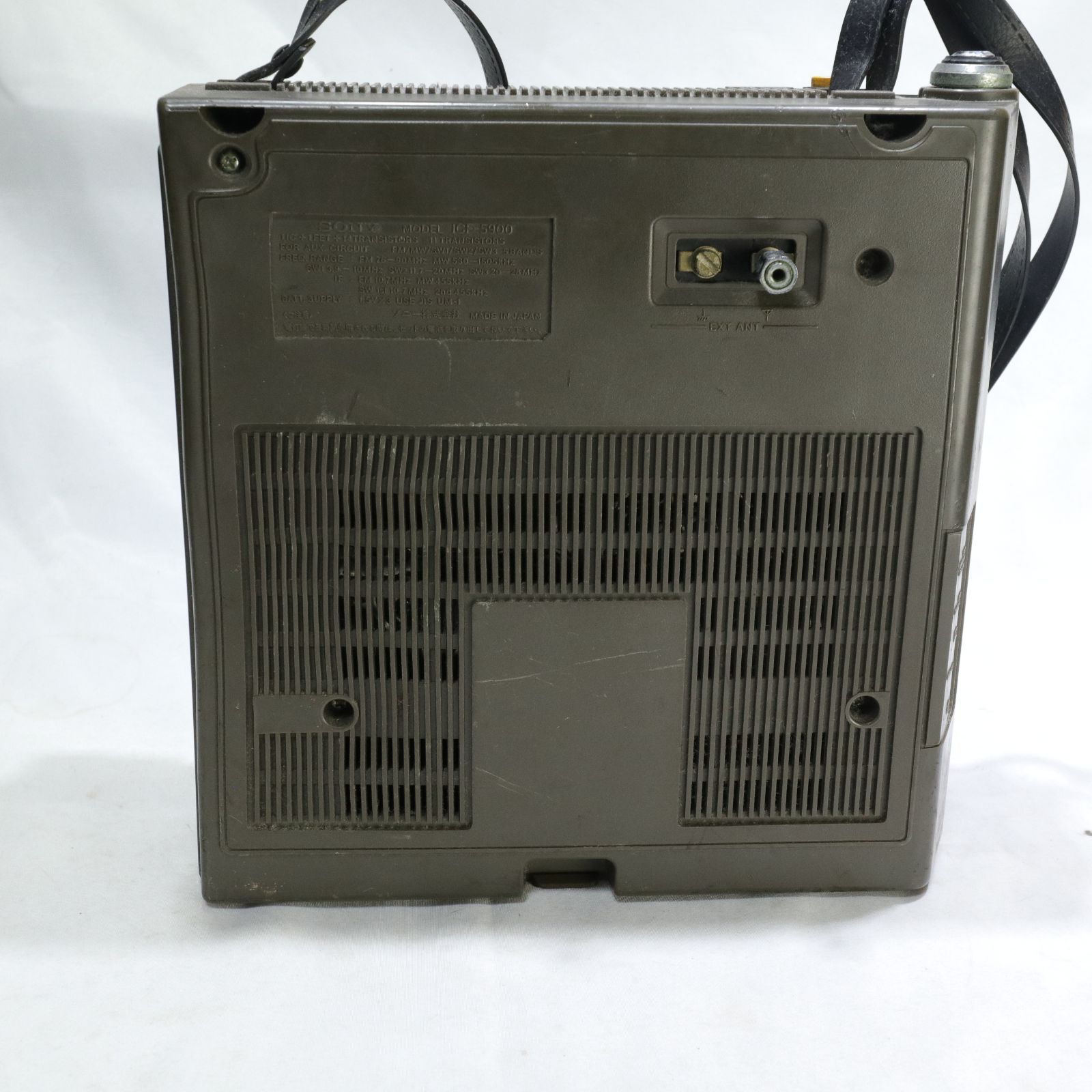 通電・音出し確認済/現状渡し/昭和レトロ】SONY/ソニー ICF-5900