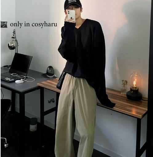 【COSYHARU】Blue Bird Overfit V-Neck Knit COSYHARU】Blue Bird Overfit V-Neck Knit (COSYHARU/ニット