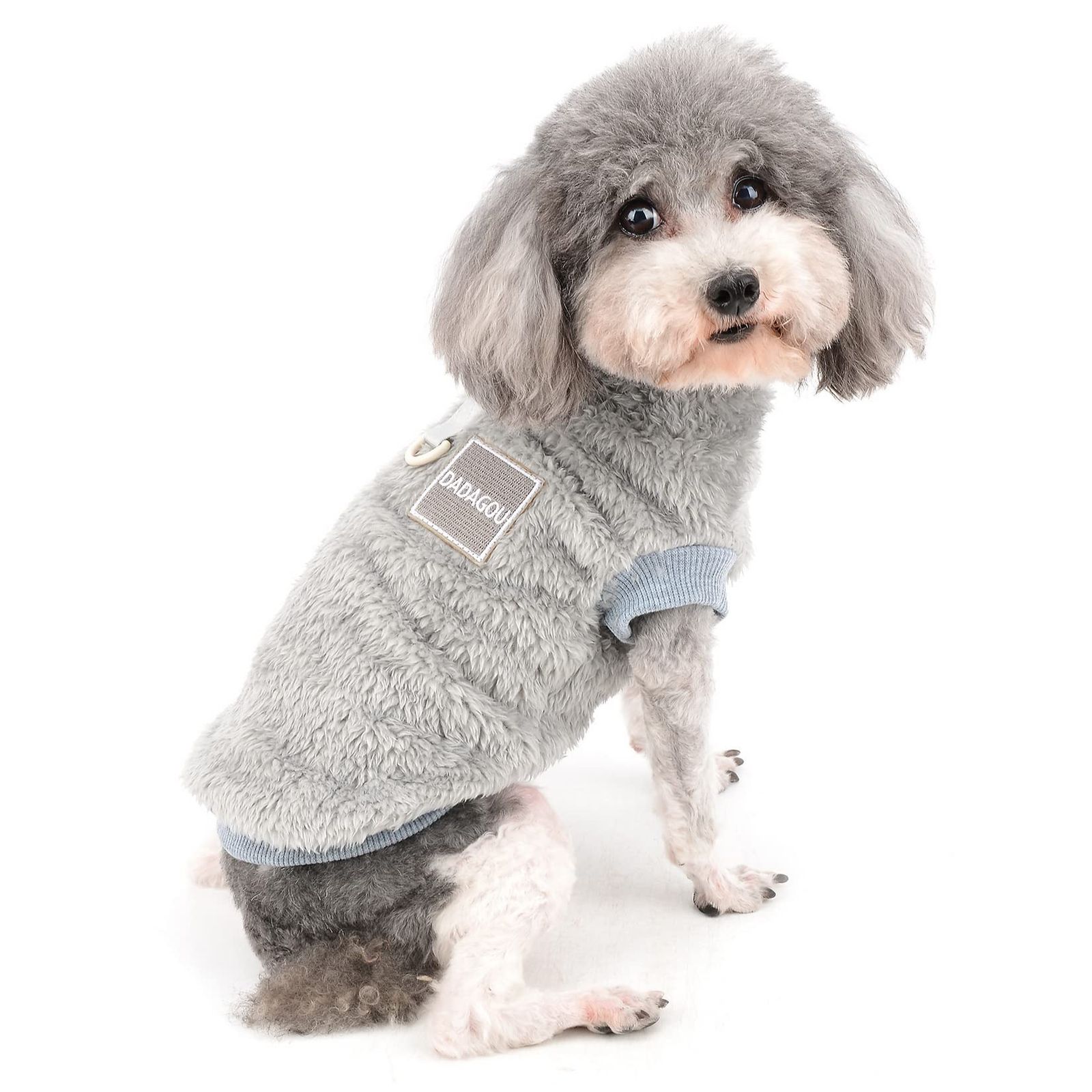 新品 ZUNEA 犬服 秋冬 フリース セーター コート 小型犬