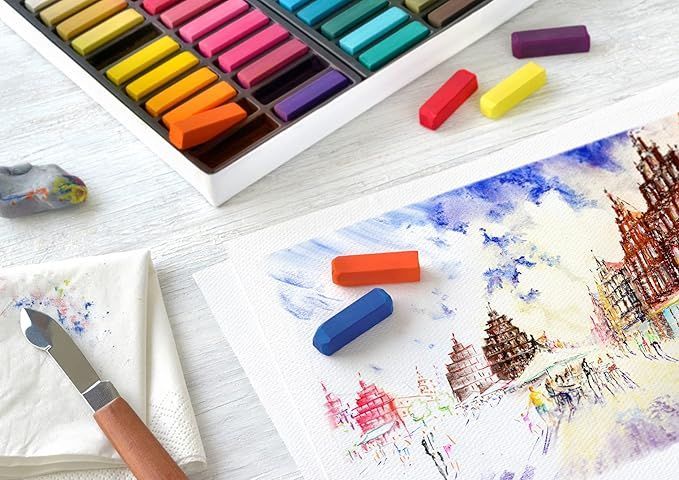 専用出品 楽天市場】ファーバーカステル ソフトパステル 48本セット 紙箱