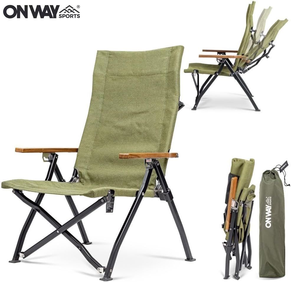 Simpleme プレミアムリクライニングウォールナットコットンローチェア