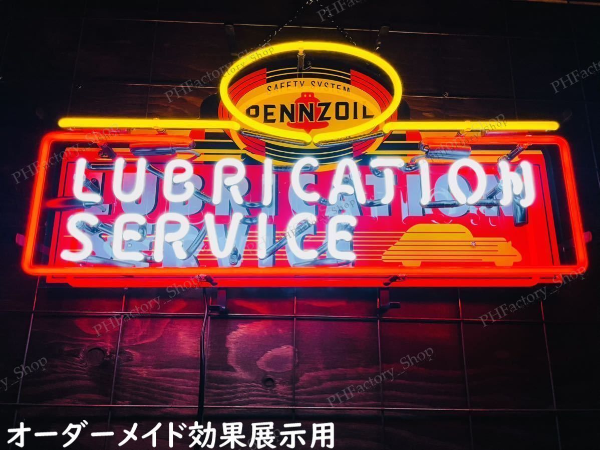 ペンズオイル オイル ネオン サイン 看板 ハーレー 世田谷ベース