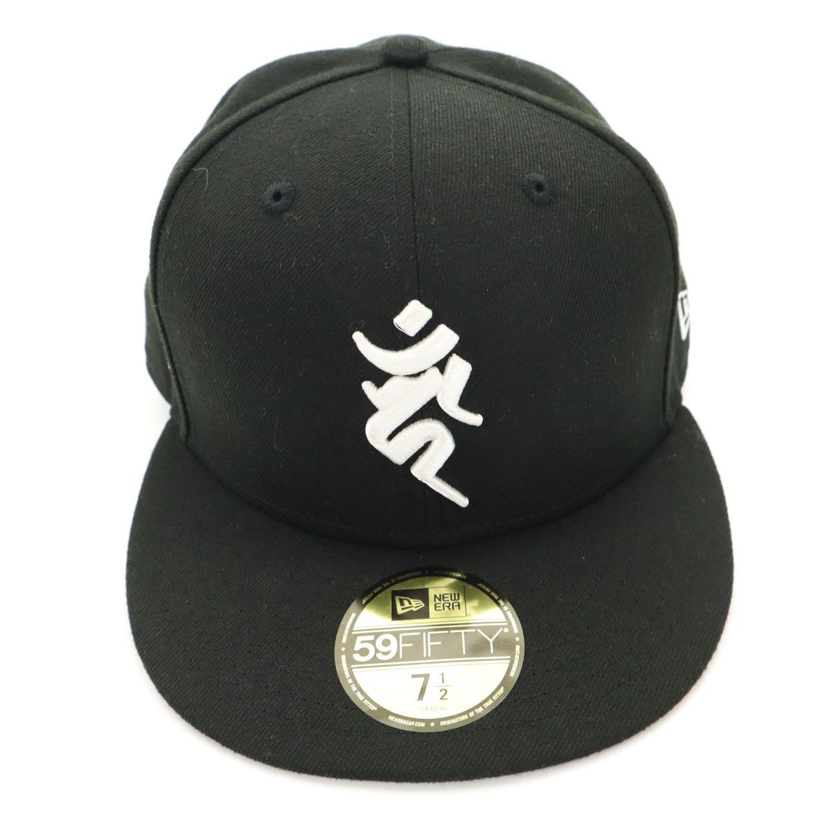 NEW ERA ニューエラ 59FIFTY ロゴ キャップ 7 1/2 ブラック 梵字