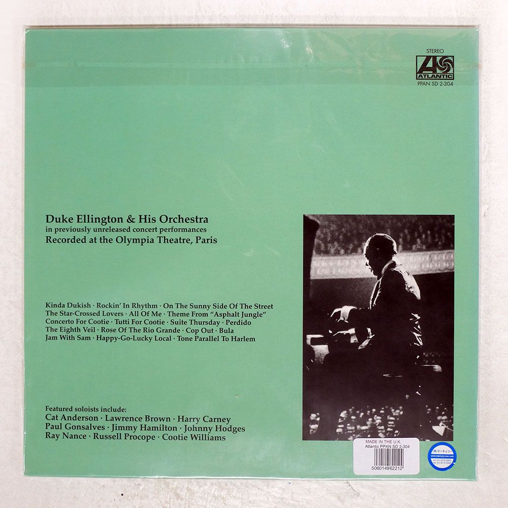 UK盤 DUKE ELLINGTON/GREAT PARIS CONCERT/PURE PLEASURE