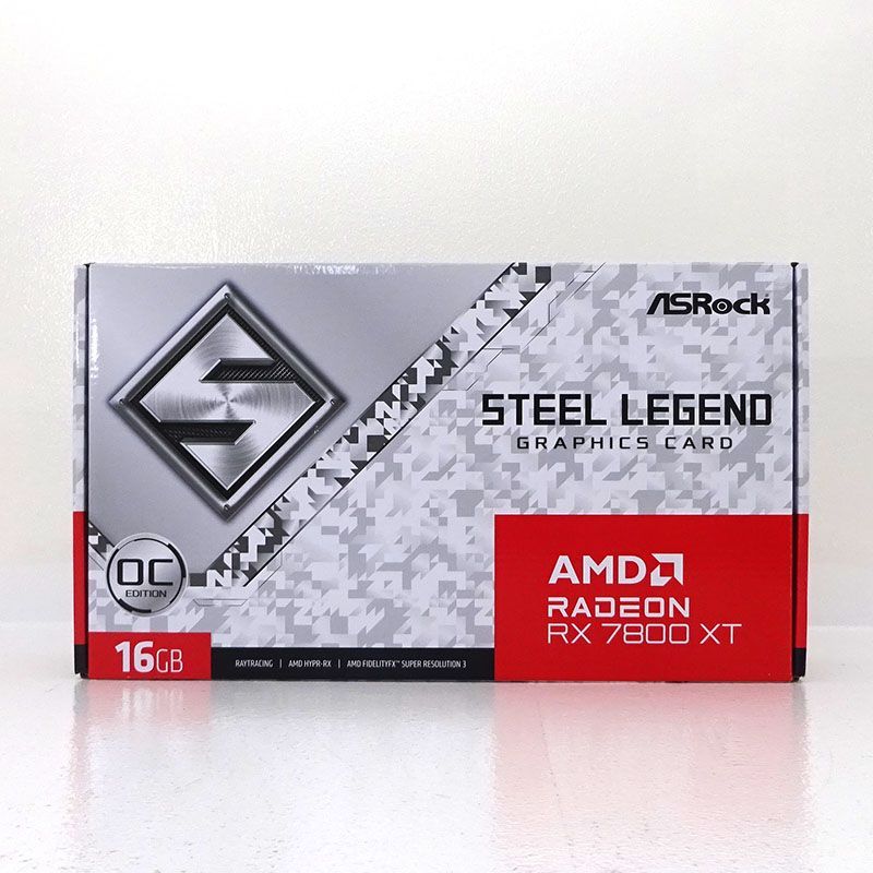 三重店】ASRock Radeon RX 7800 XT Steel Legend 16GB OC グラフィック
