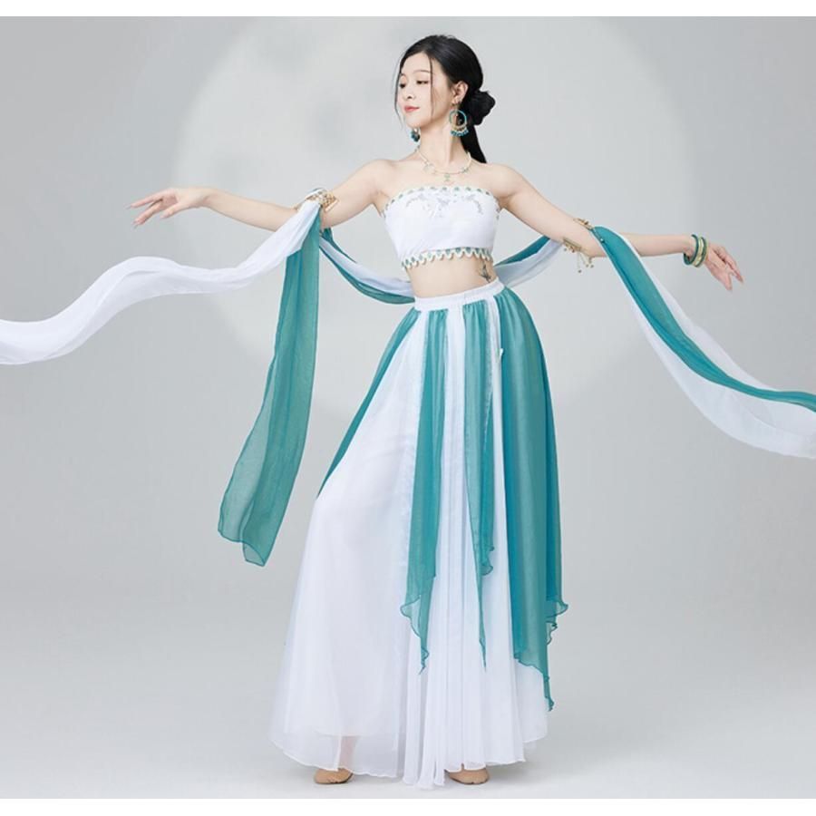 チャイナ古典民族ダンス 衣装セット