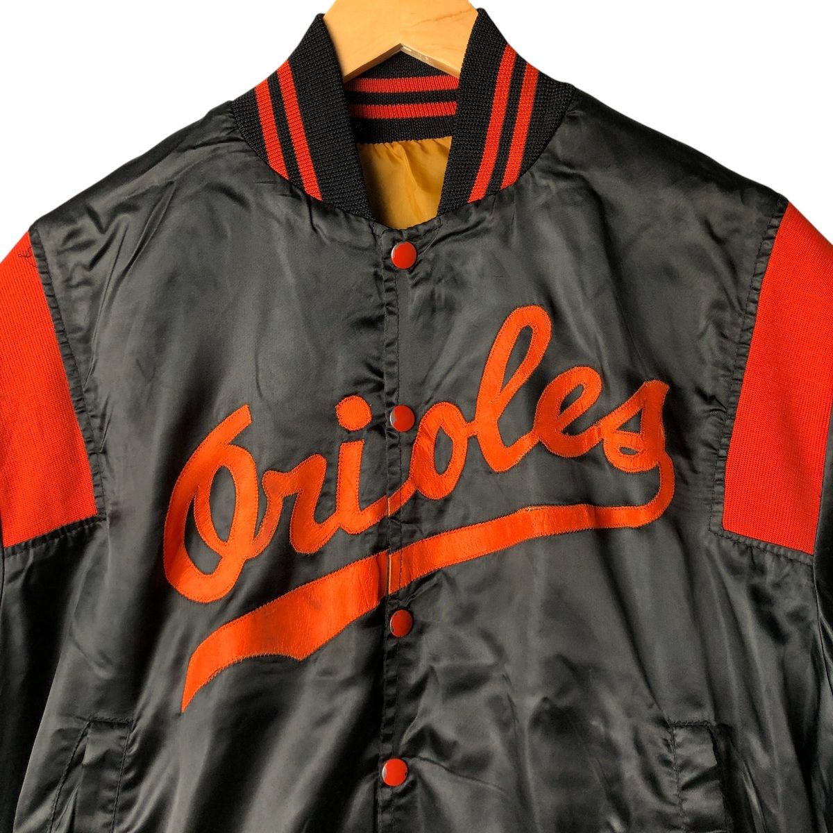 ボルティモアオリオールズのグランドコート 古着 90年代 SHAIN MLB BALTIMORE ORIOLES ボルチモア
