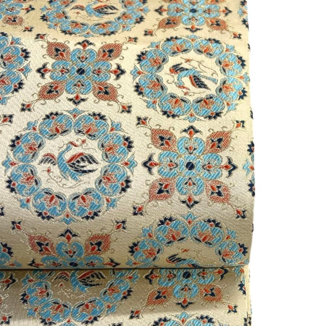 開き名古屋帯 金糸 鳳凰 蜀江紋 唐花 着物 084a d - メルカリ