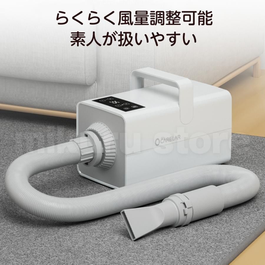 犬 ドライヤー 速乾 ペット ドライヤー 大風量 1600W ペットヘアードライヤー ブロワー ペットサロン 中大型犬に最適 業務パワー 家庭用 業務用 猫犬用 SKLAD-KIRPICHA_RU