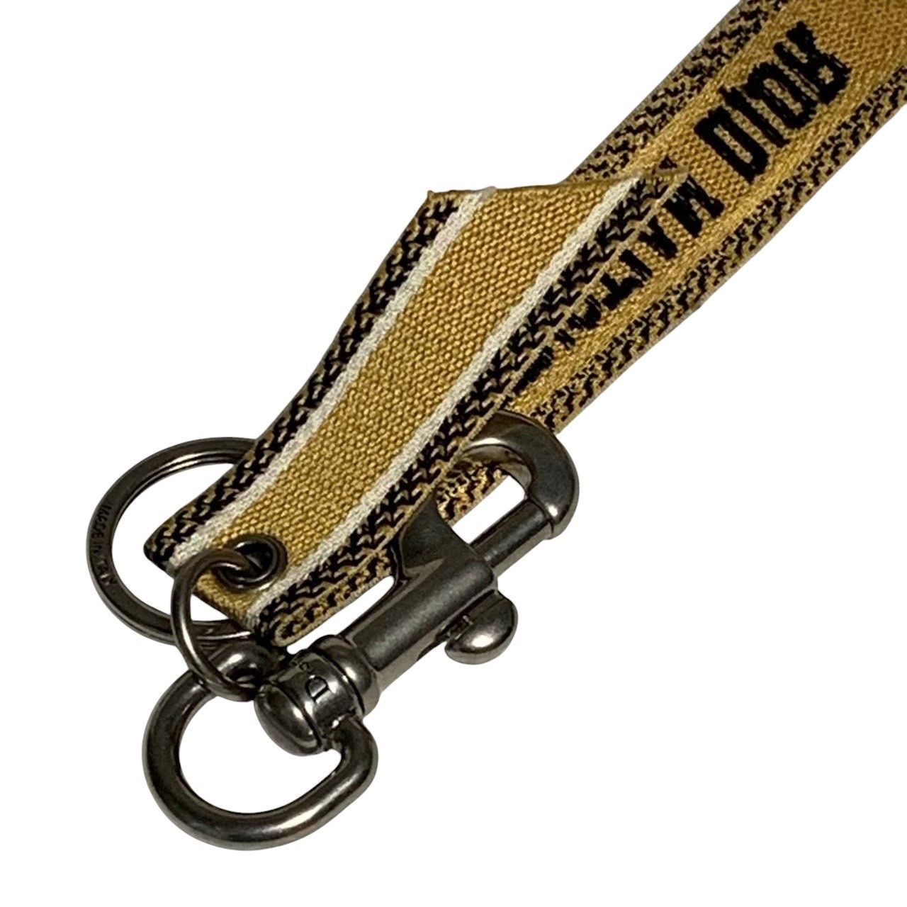 ディオール　ストラップ　キーホルダー　チャーム　ロゴ　S-241 DIOR ディオール CDキーホルダー キーリング キー バッグ チャーム