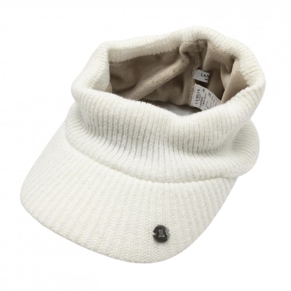 LANVIN SPORT サンバイザー 白 LANVIN SPORT ランバン スポール - サンバイザー -デサントストア