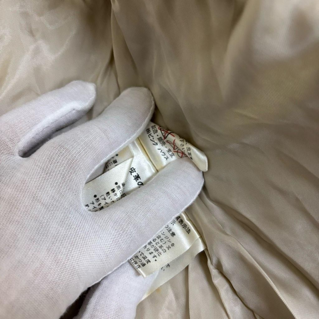 レザージャケット 金ボタン