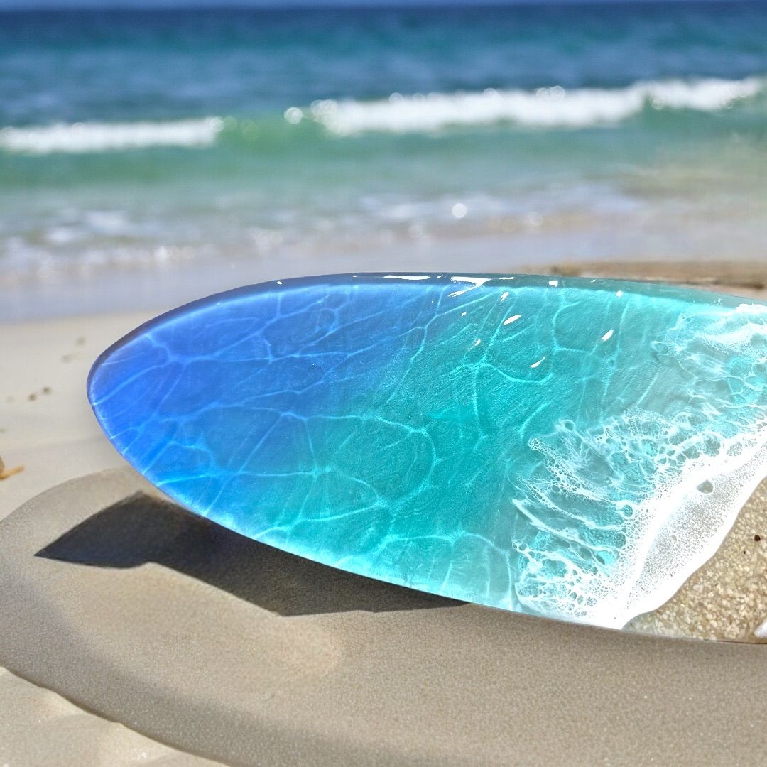 サーフボードパネル レジンアート 海アート オーシャンパネル