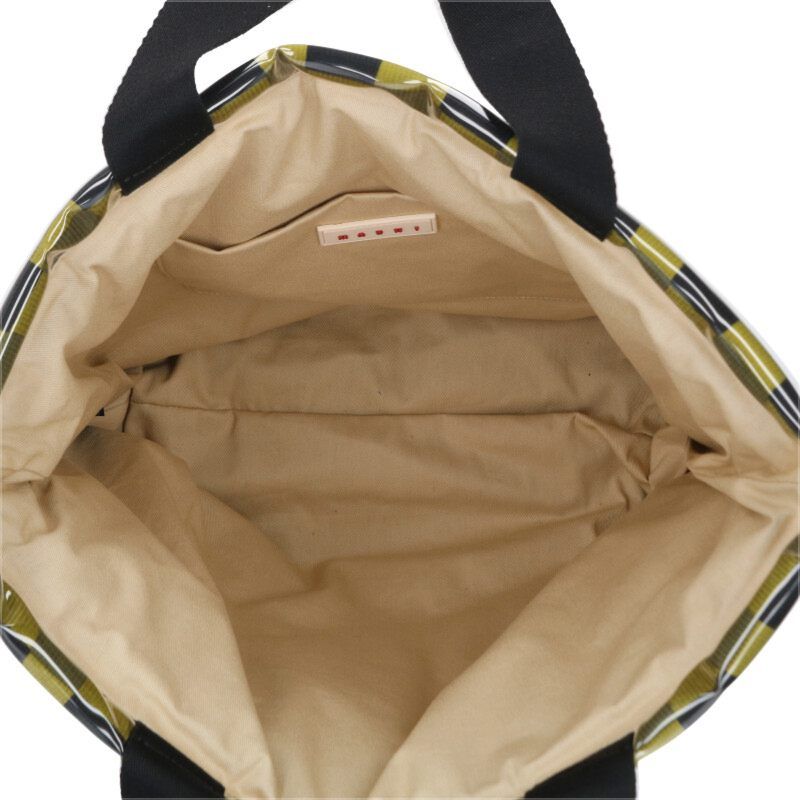 マルニ SHMP0100U1 チェックPVCトートバッグ メンズ - メルカリ 