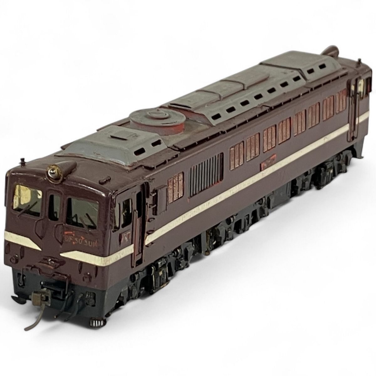 メーカー不明 DF50形501号機 ディーゼル機関車 HOゲージ 鉄道模型 ジャンク N9937648