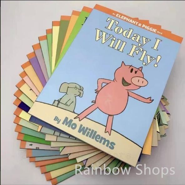 海外限定スパイク販売 Book Piggie and Elephant 新品未使用】An 25冊 洋書 音源付き 絵本・児童書