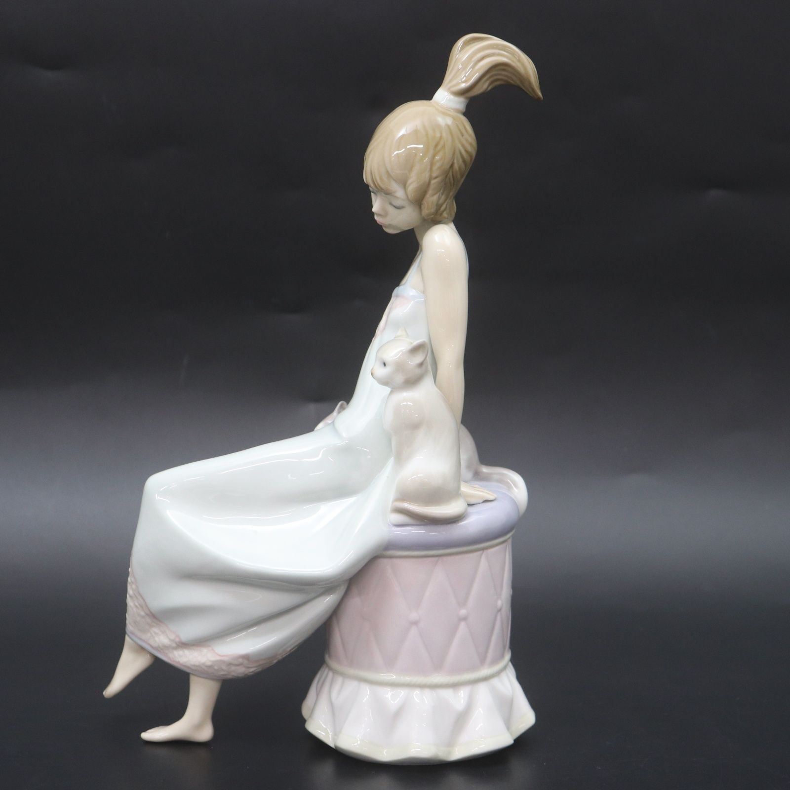 ITS5UFEIABXM LLADRO リヤドロ 猫とおしゃべり# 5443 少女