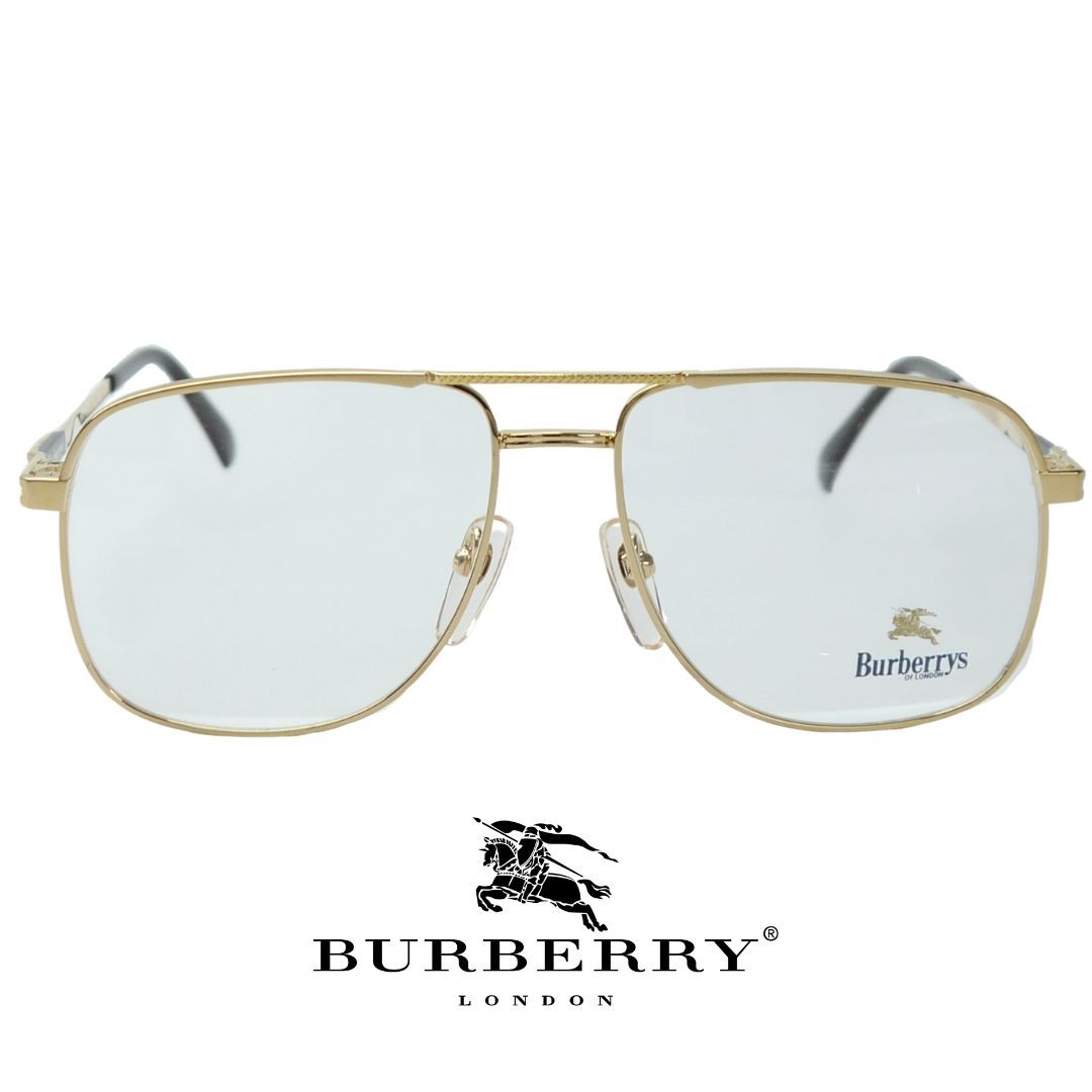 バーバリー ゴールド メガネ メタル フレーム メンズ メタル 老眼鏡