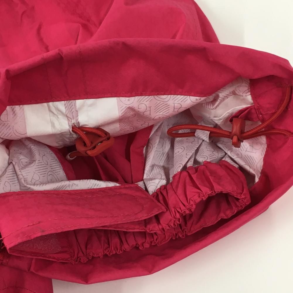 パーリーゲイツ レインパンツ ピンク×ネイビー 地模様 サイドロゴプリント レディース 1 M ゴルフウェア PEARLY GATES LLC-HASEGAWATOSO_COM