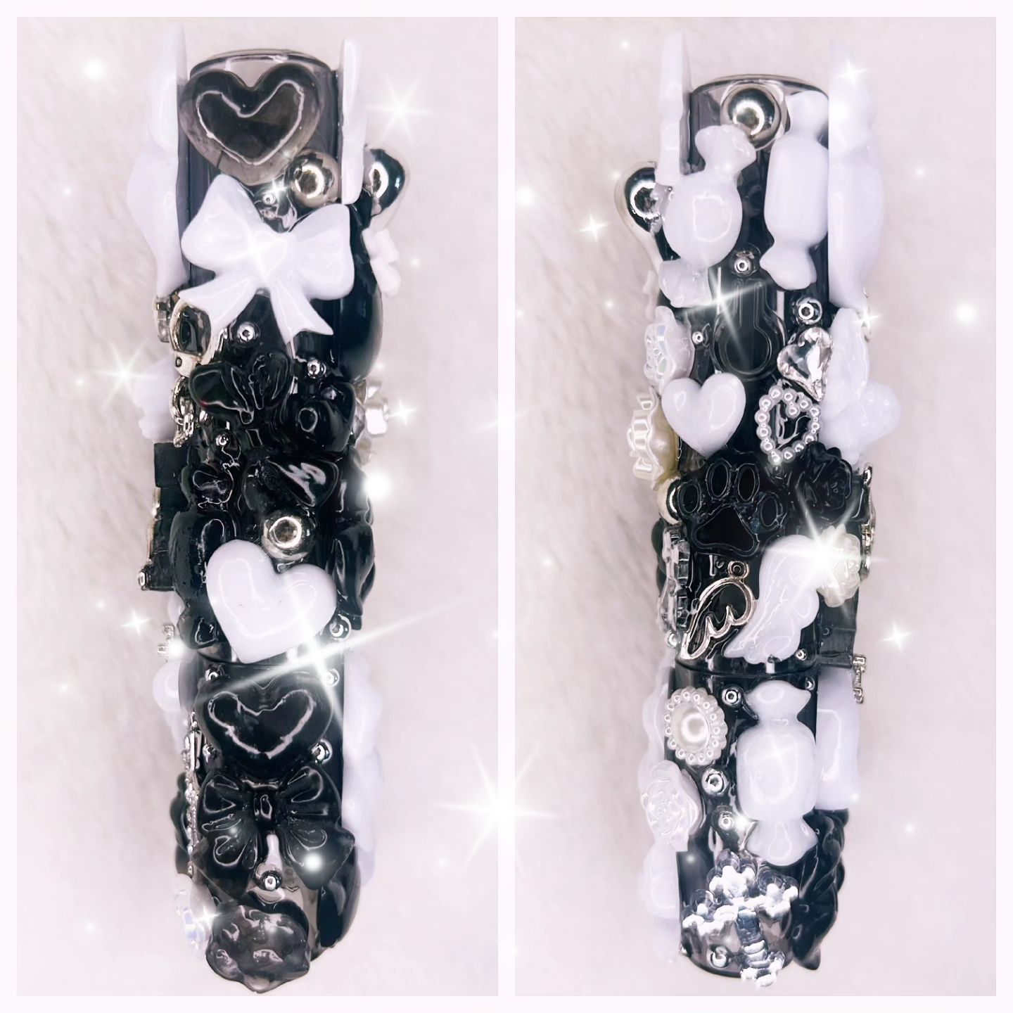 iQOS アイコス イルマワン デコケース 地雷系 ロック パンク 51 セット iQOS ♡ イルマワン ♡ イルマiワン ♡ ケース ♡ デコ ♡ 地雷系