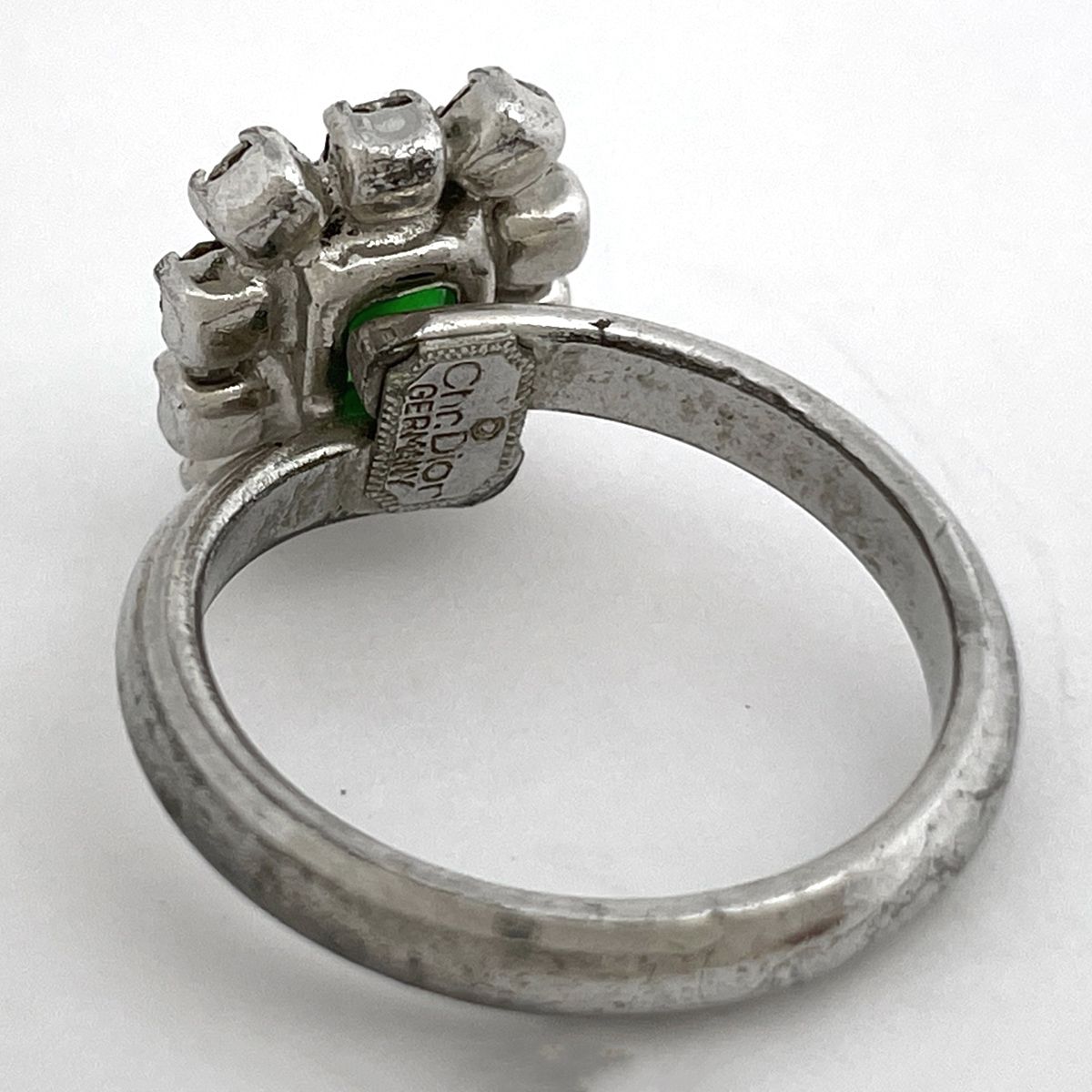 クリスチャンディオール Christian Dior ラインストーン リング カラー