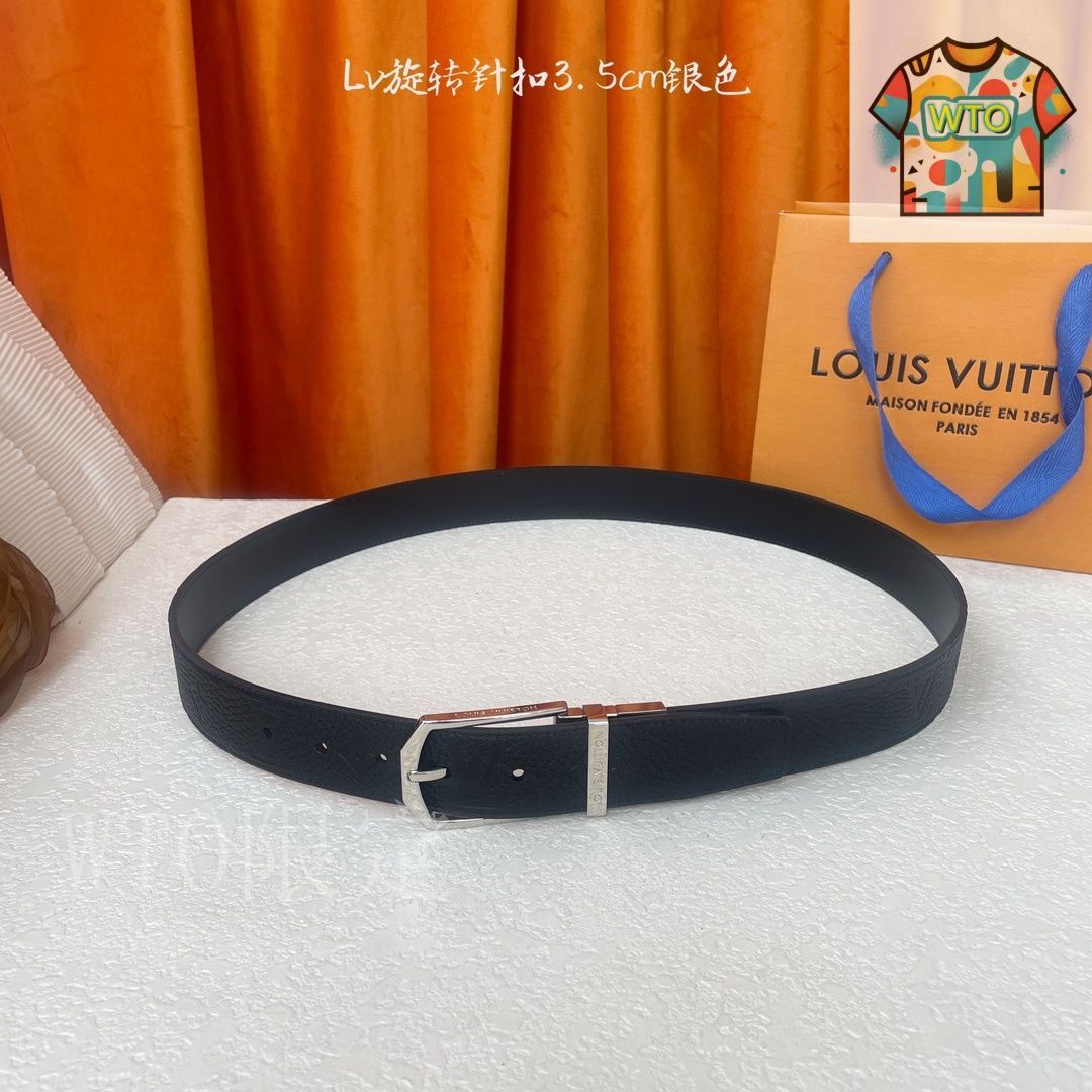 今日WTO】Louis Vuitton ルイヴィトン レザーベルト-AG76 - メルカリ