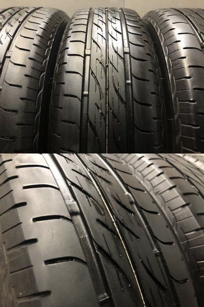 【BS NEXTRY 165/70R14】夏タイヤ【Lehrmeister LM-S レアマイスター 14インチ 4.5J4HPCD100+45】19年製 ホワイト ハスラー等　(VTN076)