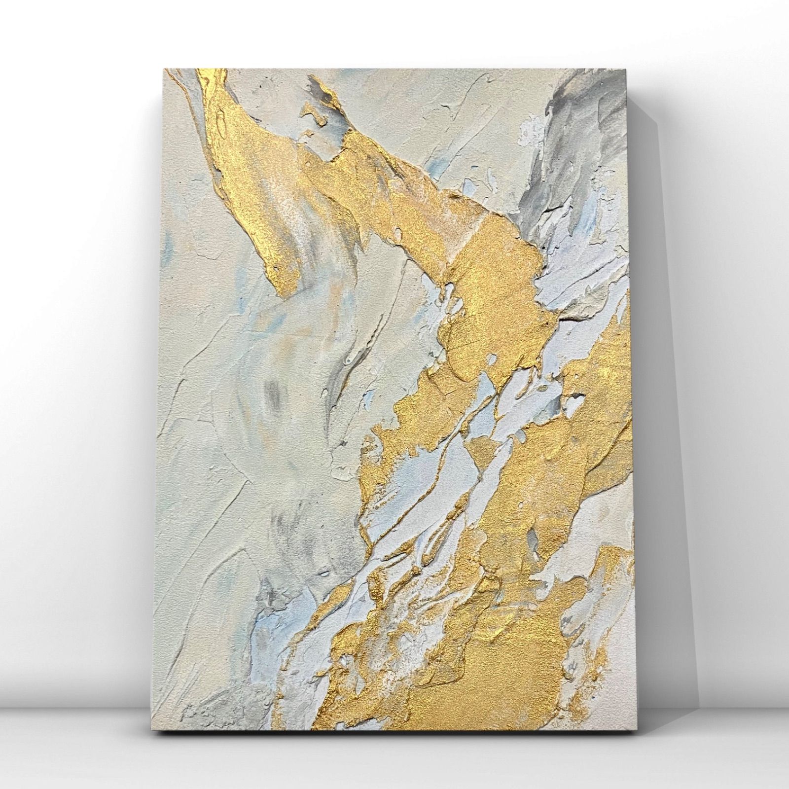 335×243㎜ 抽象画 絵 アートパネル テクスチャーアート 絵 金運