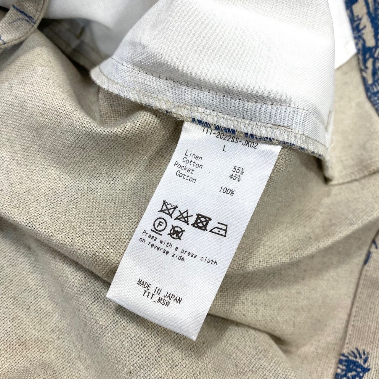 TTT MSW 22SS Kimono Shirt Jacket - メルカリ