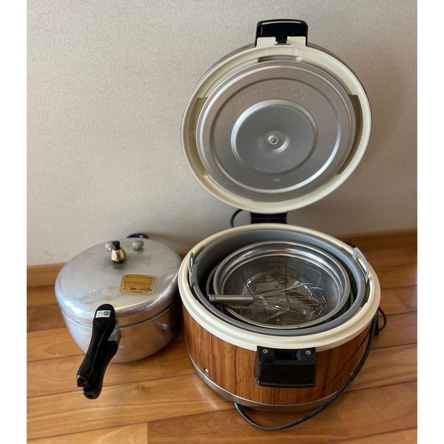 太陽の家 長岡式酵素玄米専用圧力鍋 一升炊 - 調理器具