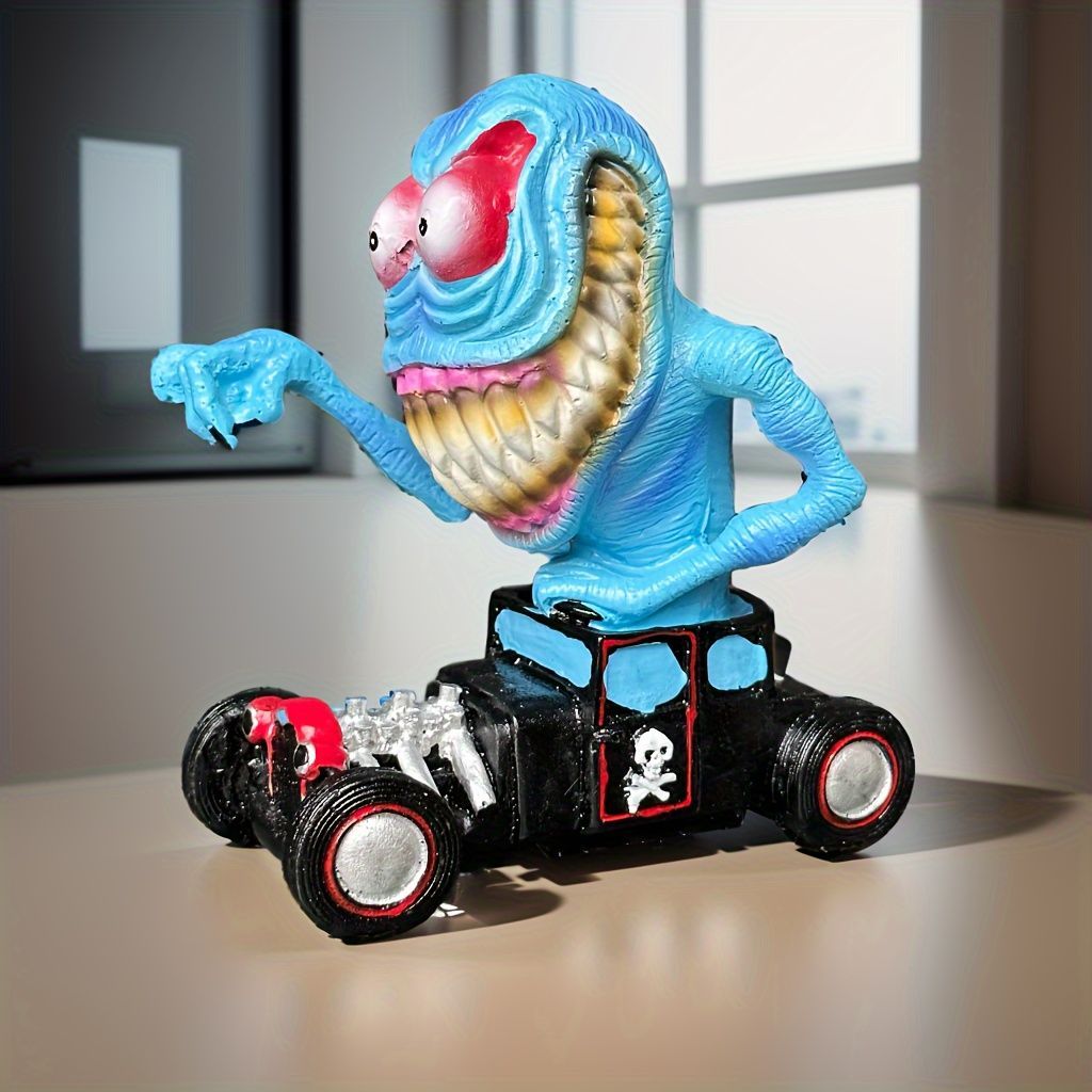 ゾンビ模型　置き物 4体セット モンスター 置物 12cm 化け物 ドライブ 車 樹脂製
