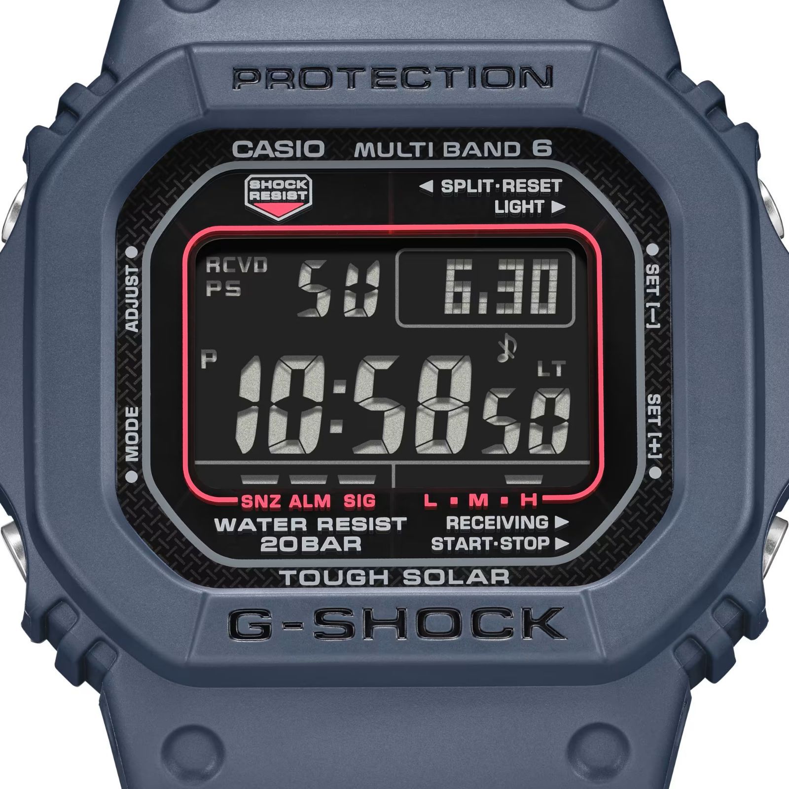 【即納】国内正規品 CASIO カシオ G-SHOCK Gショック タフソーラー 世界6局電波受信 マルチバンド6 GW-M5610U-2JF ブルー 腕時計 メンズ