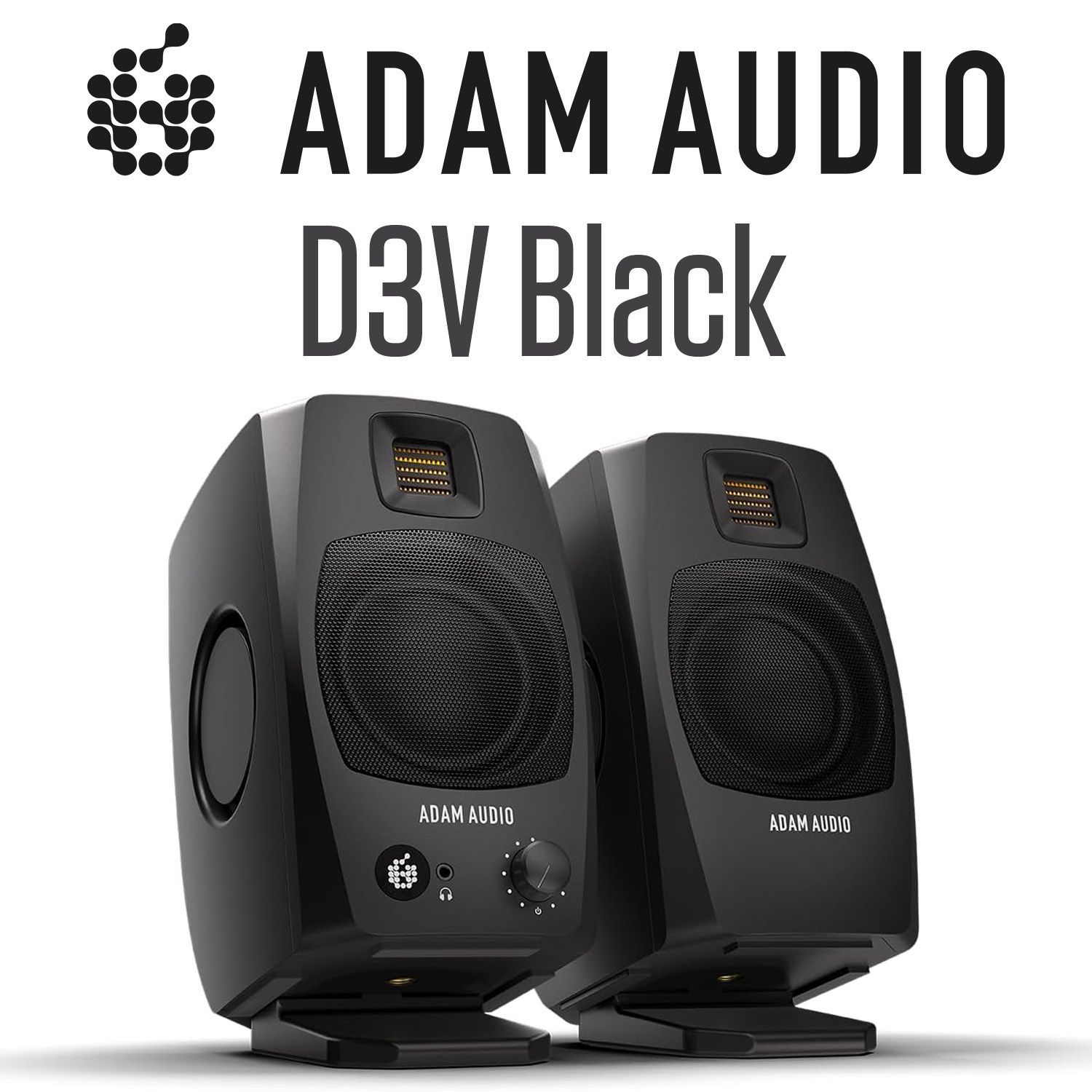 ADAM Audio D3V Black モニタースピーカー ペア - メルカリ