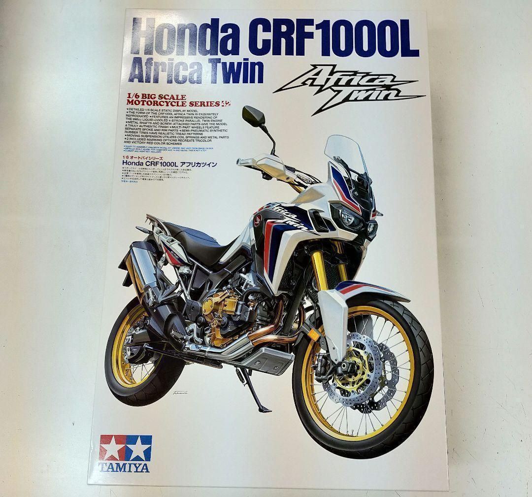 タミヤ 1 6 アフリカツイン ホンダ CRF1000L No.42 16042 ビッグスケール バイク模型 プラモデル 未組立 保管良好 迫力展示 コレクター必見 ギフトにも 版 説明書付