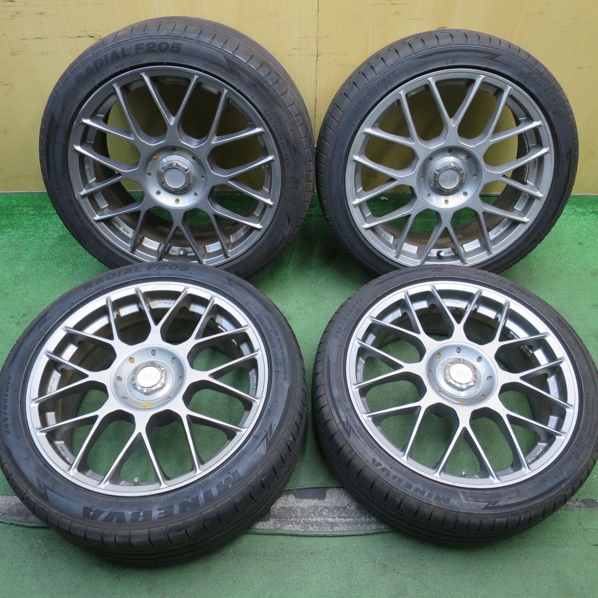 4本価格 23年 SSR Speed Star Racing インテグラル S1 215 40R17 245 40R17 ミネルバ ラジアル F205 スピードスター PCD114.3 4H 5H マルチ 5092902NJノ