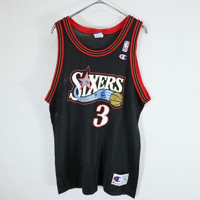 90s champion チャンピオン basketball ゲーム シャツ Champion 90s バスケ ユニフォーム ゲームシャツ USA製 黒 黄色