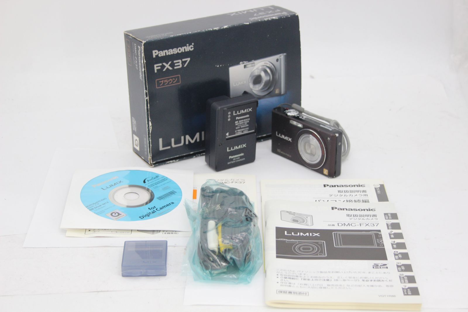 返品保証】 【元箱付き】パナソニック Panasonic Lumix DMC-FX37 