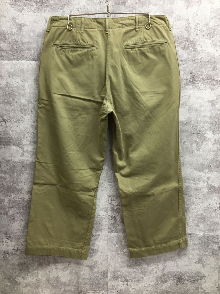 40s M-41 US ARMY アメリカ軍 チノ 41カーキ W31 米軍実物 WAREHOUSE M-41 TYPE U.S.ARMY CHINO PANTS 40s m41 US ARMY アメリカ