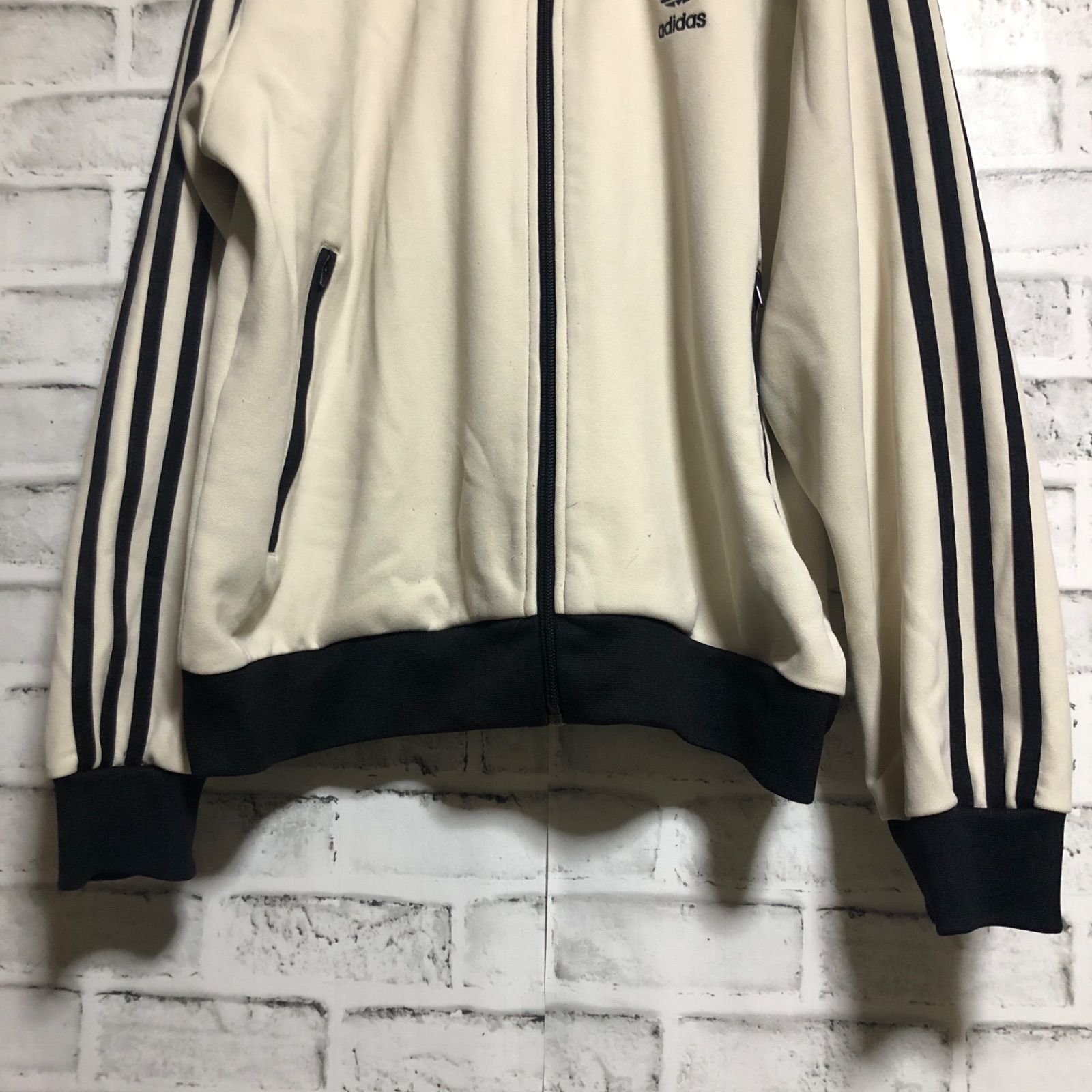 希少XL⭐️80s adidas トラックジャケット/ジャージ 刺繍トレファイル 