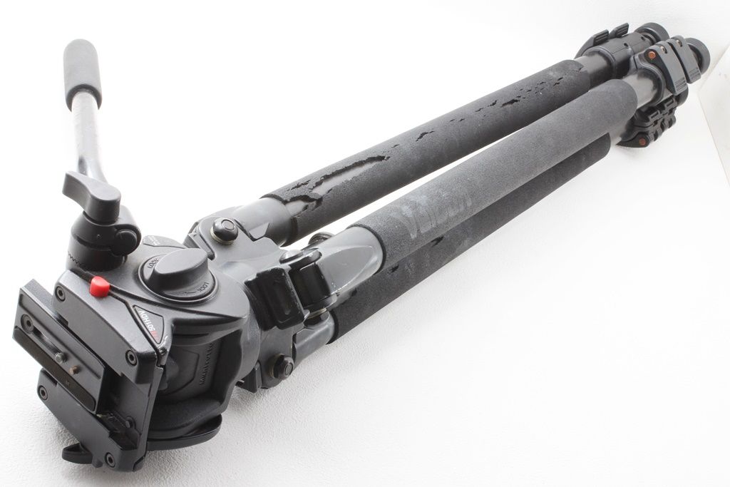 Velbon ベルボン EL Carmagne 730 雲台 Manfrotto 501HDV カーボン 三脚