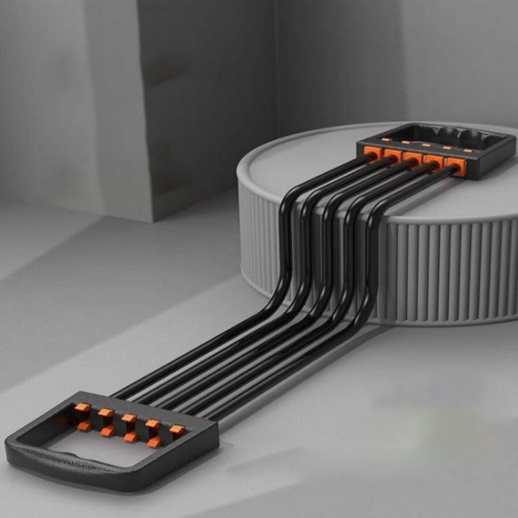 2タイプ選べる 筋トレーニング チューブ エキスパンダー 筋トレ 5連式