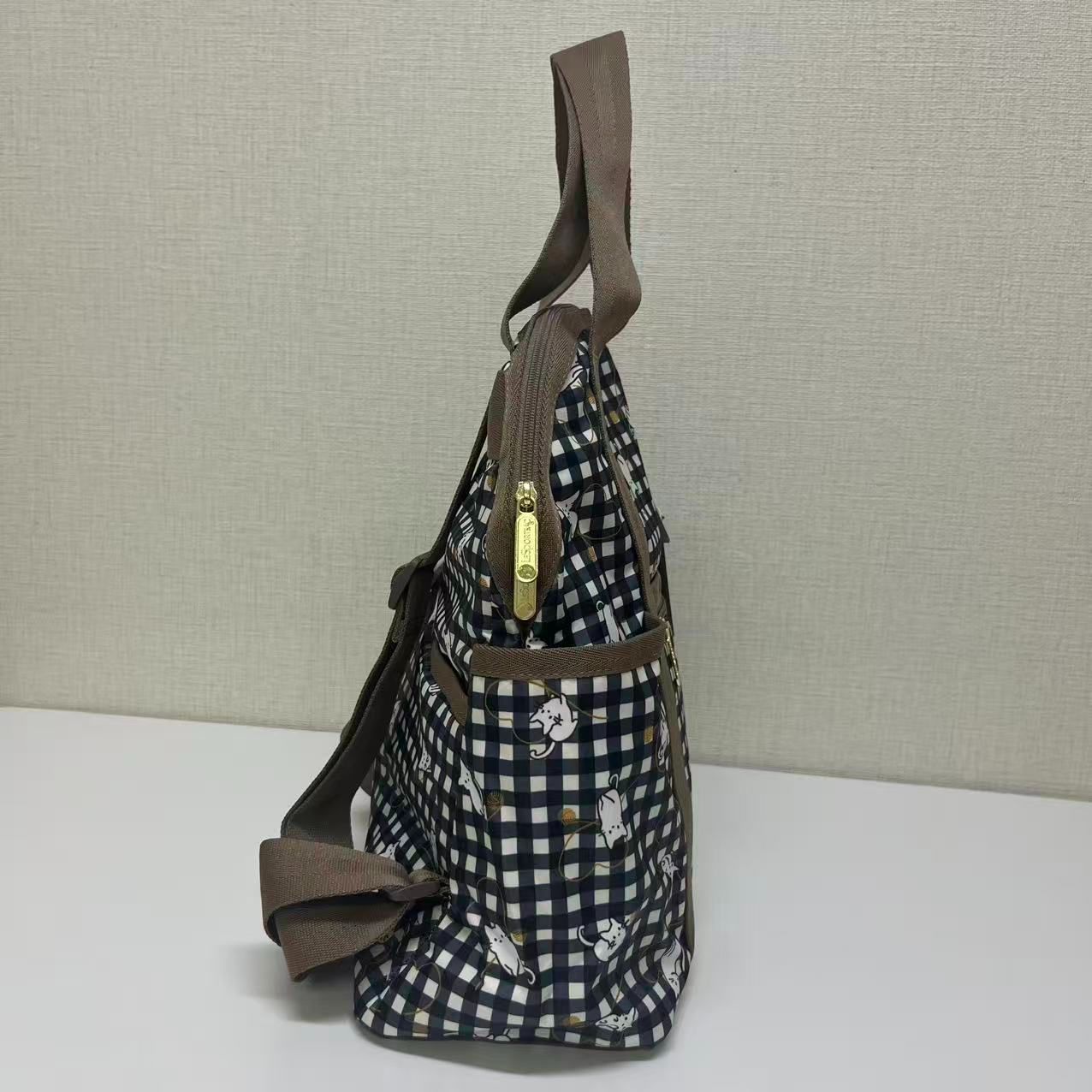 レスポートサック 大容量 猫柄 リュック バックパック Le Sportsac 