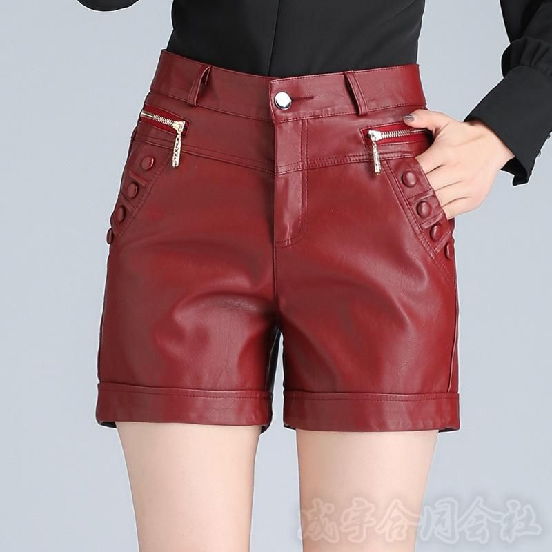 美品‼️フェイクレザー七分丈パンツ この秋！活躍