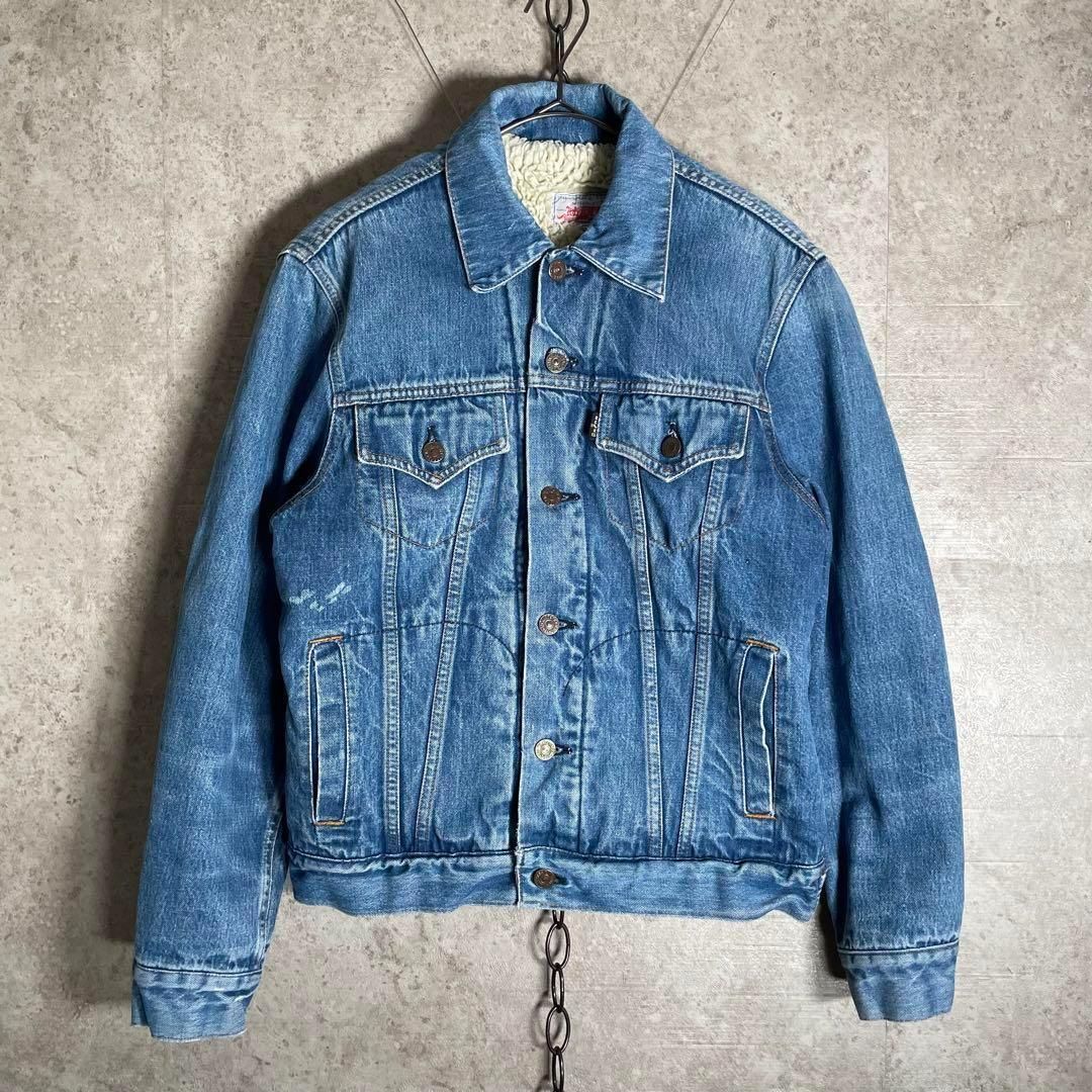 70s80s ヴィンテージ LEVI'S ボアデニムジャケット Gジャン - メルカリ