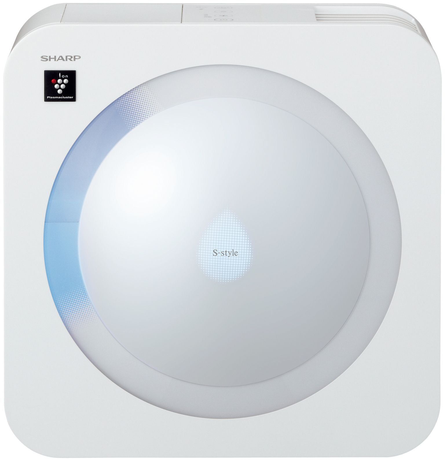 SHARP S-style 高濃度プラズマクラスター搭載 加湿機 ホワイト系 6畳タイプ HV-EX30-W ホワイト 加湿量 300mL|h イルミネーション 気化式